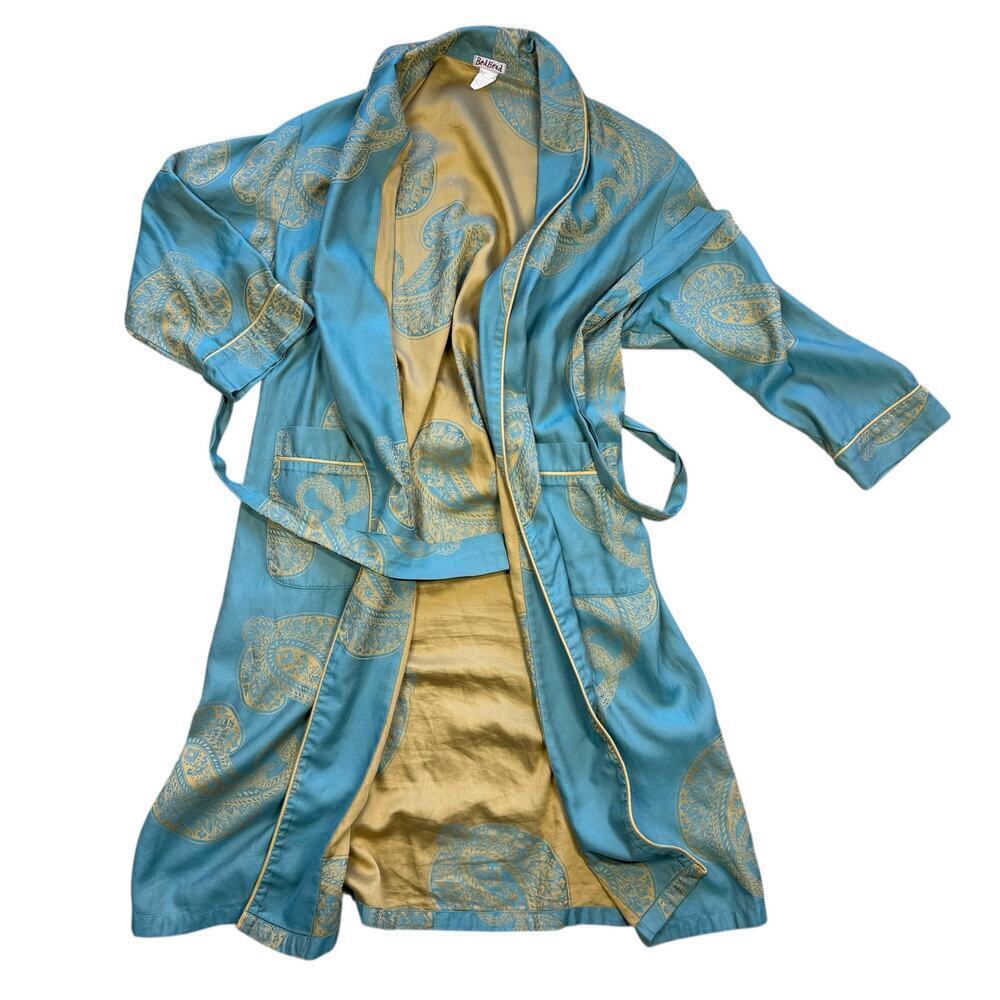 BedHead y2k Vintage Kimono Inspired Robe + Two Piece Pajama Set Small / Medium - Picture 3 of 15